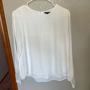 White lace blouse